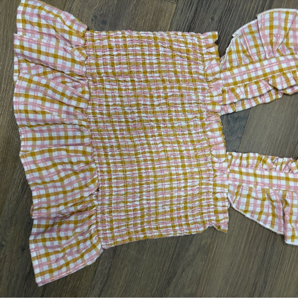 & by & by Kids' Plaid Tank Top